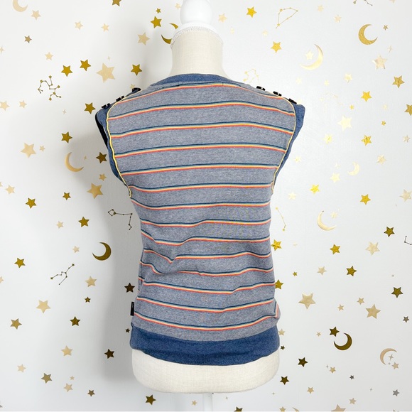 Marc Jacobs Retro Striped Vintage Inspired Sweater Vest Size Extra Small - Picture 5 of 7